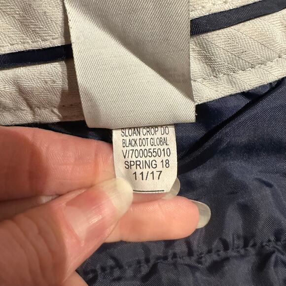 Banana Republic Size 0 Sloan Crop Pant Polka Dot Fairy Whimsygoth Work Office - Picture 9 of 9